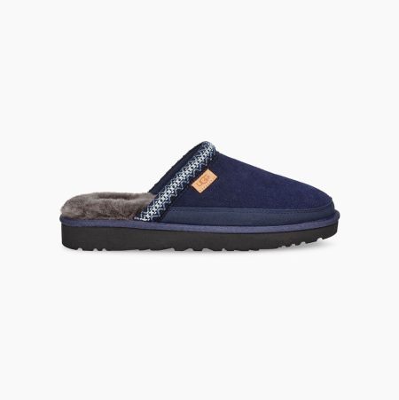 UGG Tasman Slip-On Dark Blue Slippers for Men (AOFD29178)